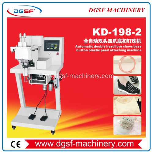 Full-Automatic Double-Head Four-Claw Bottom Buckle Nailing Machine KD-198-2